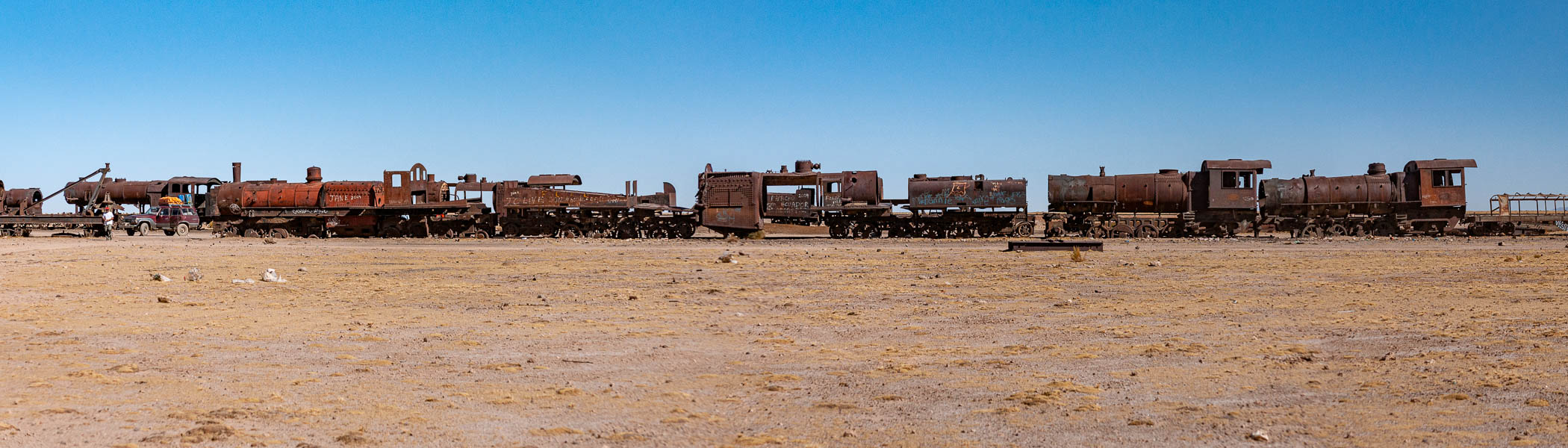 Cimetière de locomotives près d'Uyuni