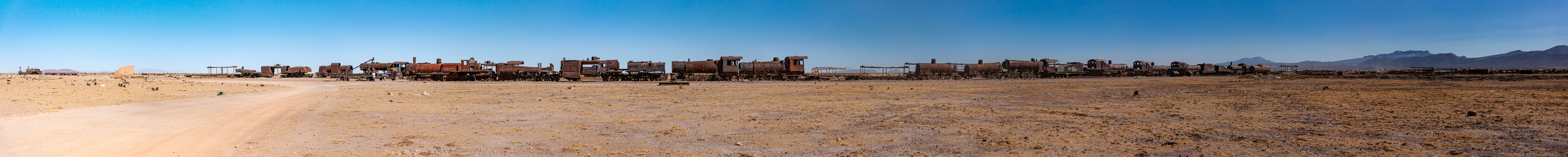 Cimetière de locomotives près d'Uyuni