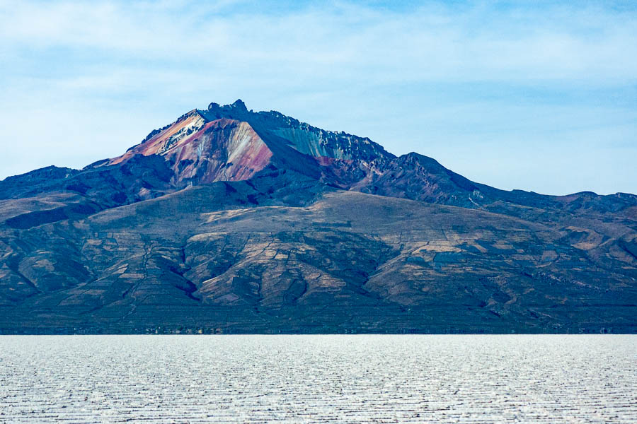 Salar d'Uyuni, volcan Tunupa