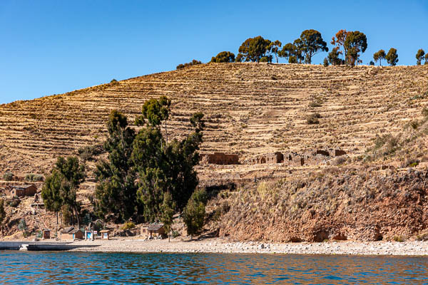 Lac Titicaca, île de la Lune : temple des vierges du Soleil