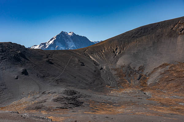 Col Janchallani et Huayna Potosi