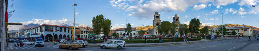 Huaraz, plaza de Armas