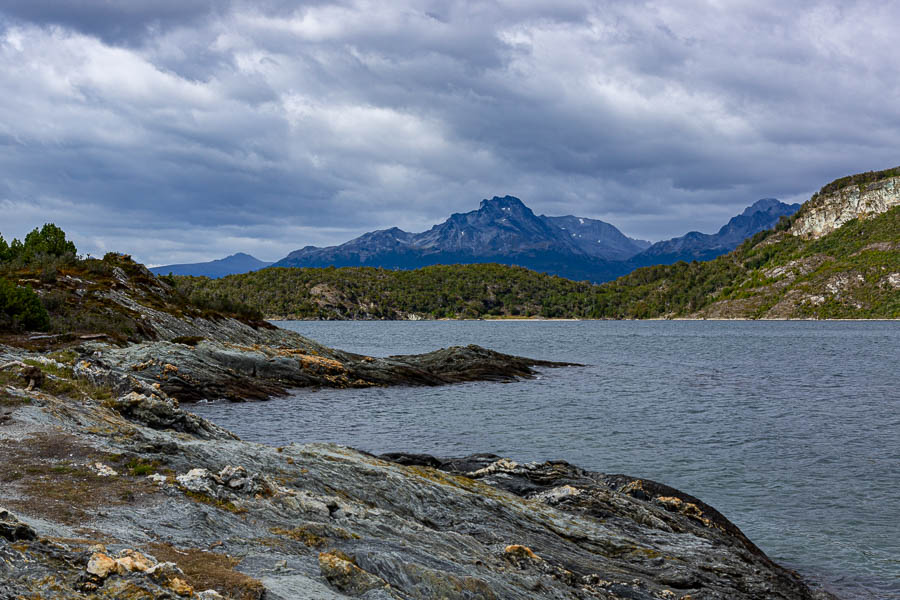 Ushuaia, parc national Tierra del Fuego : baie de Lapataia