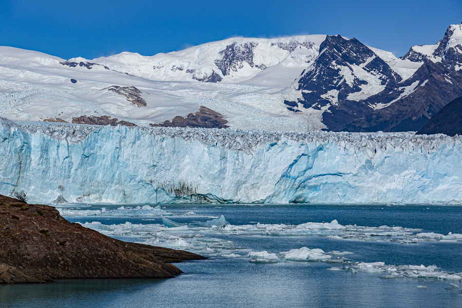 Glacier Perito Moreno : front nord
