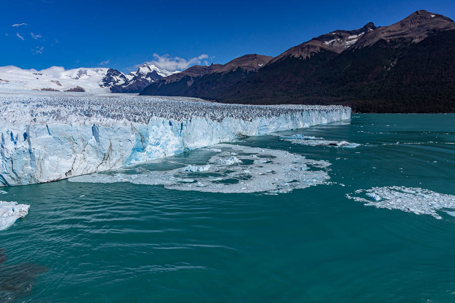 Glacier Perito Moreno : chute de glace