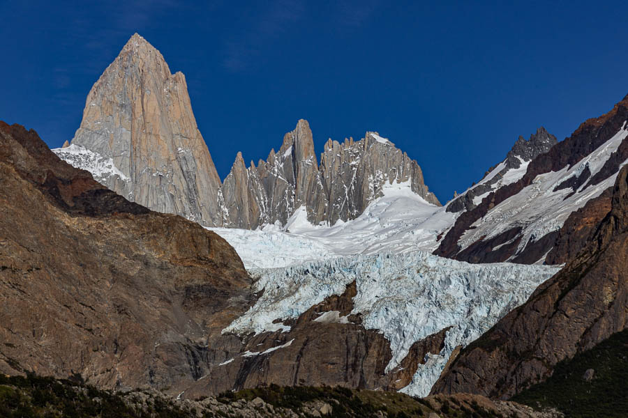 Fitz Roy et glacier Piedras Blancas