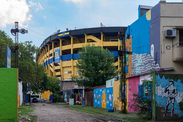 Buenos Aires, La Boca : la Bombonera, stade du CA Boca Juniors