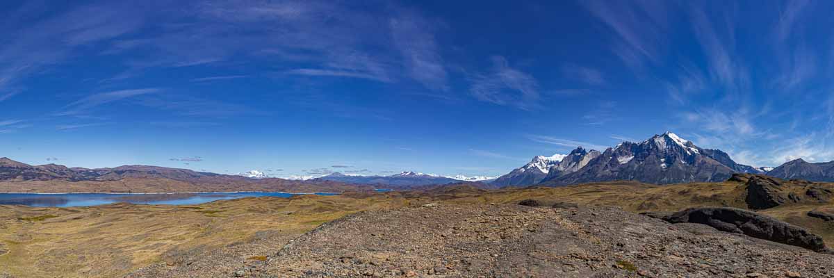 Lac Sarmiento et massif du Paine