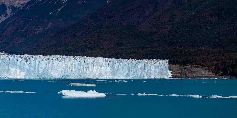 Glacier Perito Moreno : front nord