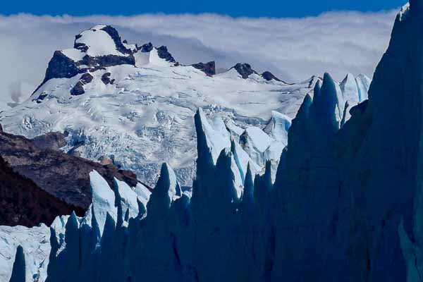 Glacier Perito Moreno : front sud