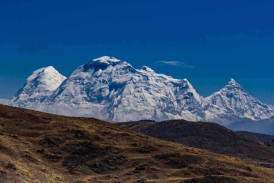 Huascarán, 6768 m, et Chopicalqui, 6354 m