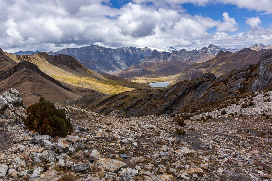 Paso Siula : vue nord-est