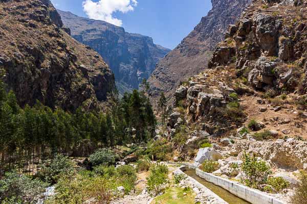 Cashapampa : canal d'irrigation