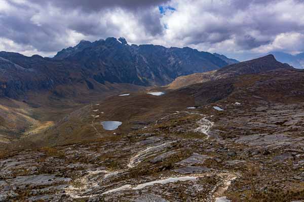 Col de Punta Union : vue est