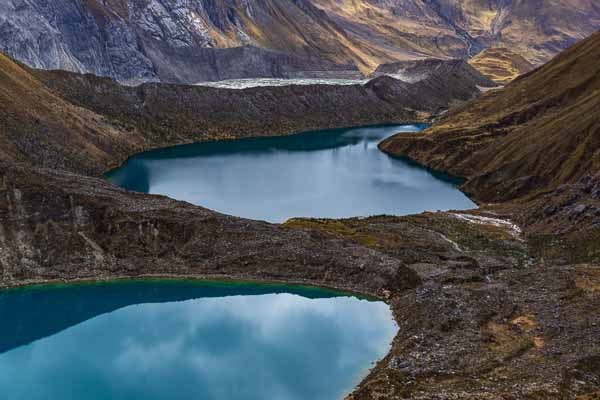 Laguna Quesillococha et laguna Siula