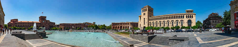 Yerevan, place de la République