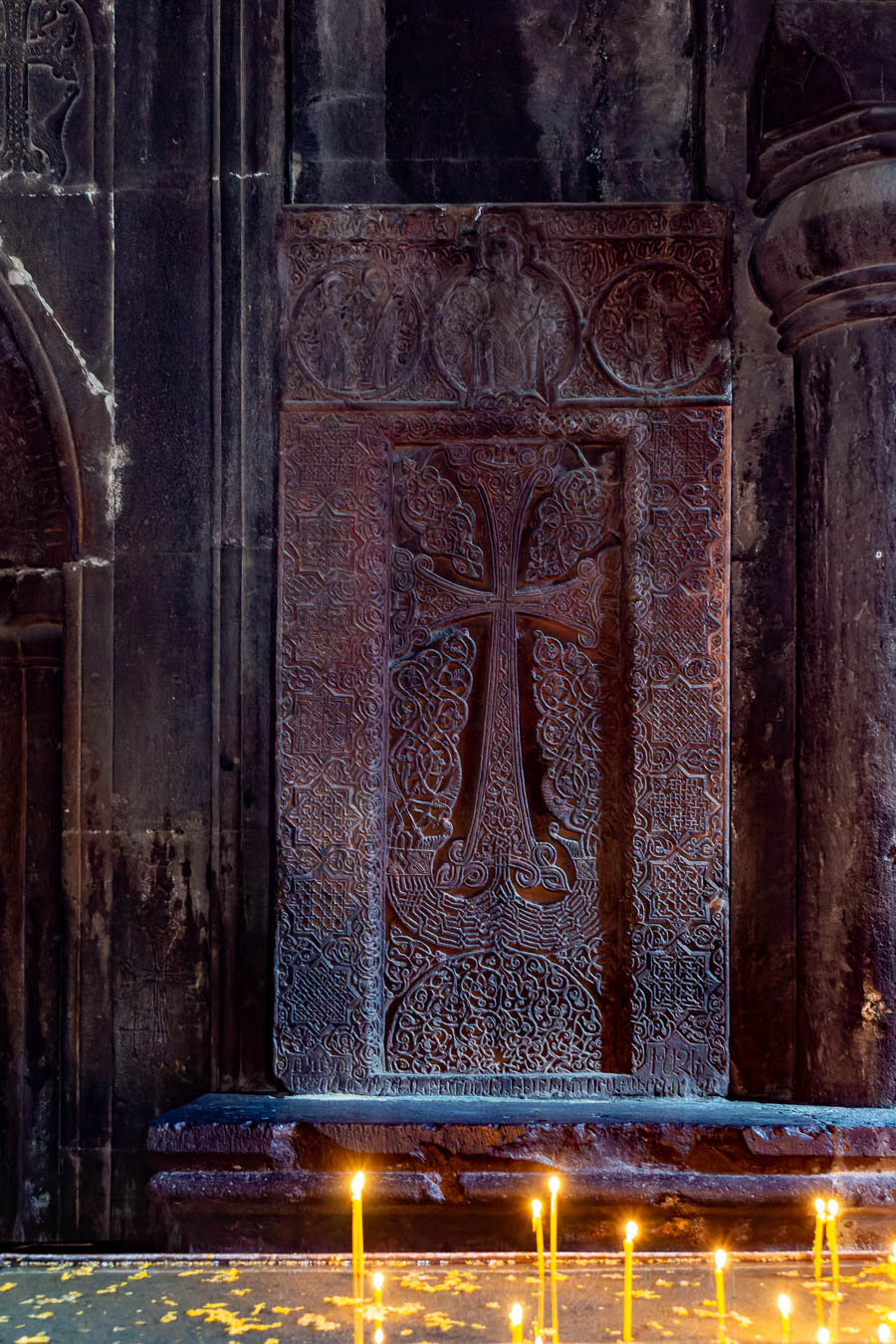 Monastère de Geghard : khatchkar