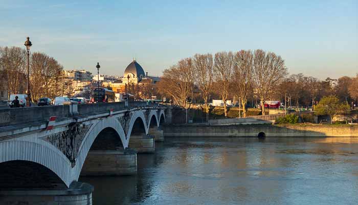 Pont d'Austerlitz, ancien confluent de la Bièvre