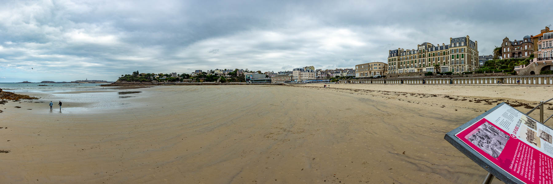 Dinard : plage de l'Écluse