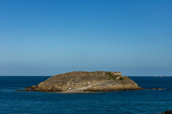 Saint-Malo : Grand Bé à marée haute