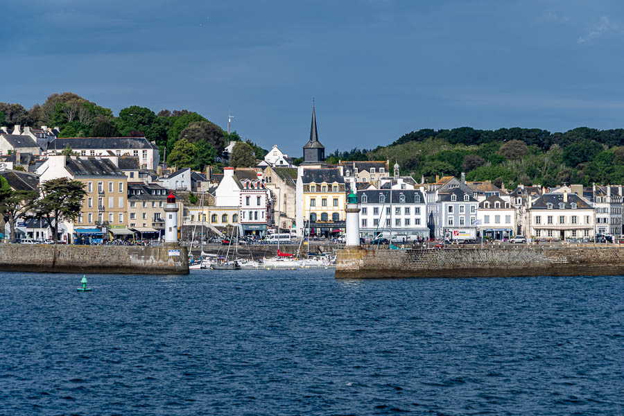 Belle-Île, Le Palais : entrée du port