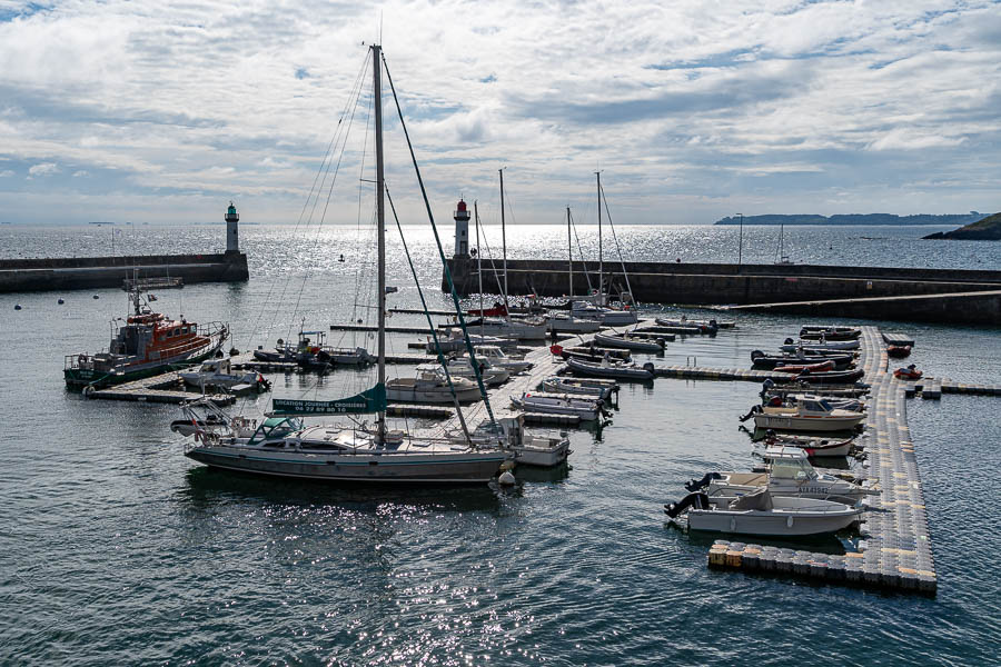 Belle-Île, Le Palais : entrée du port