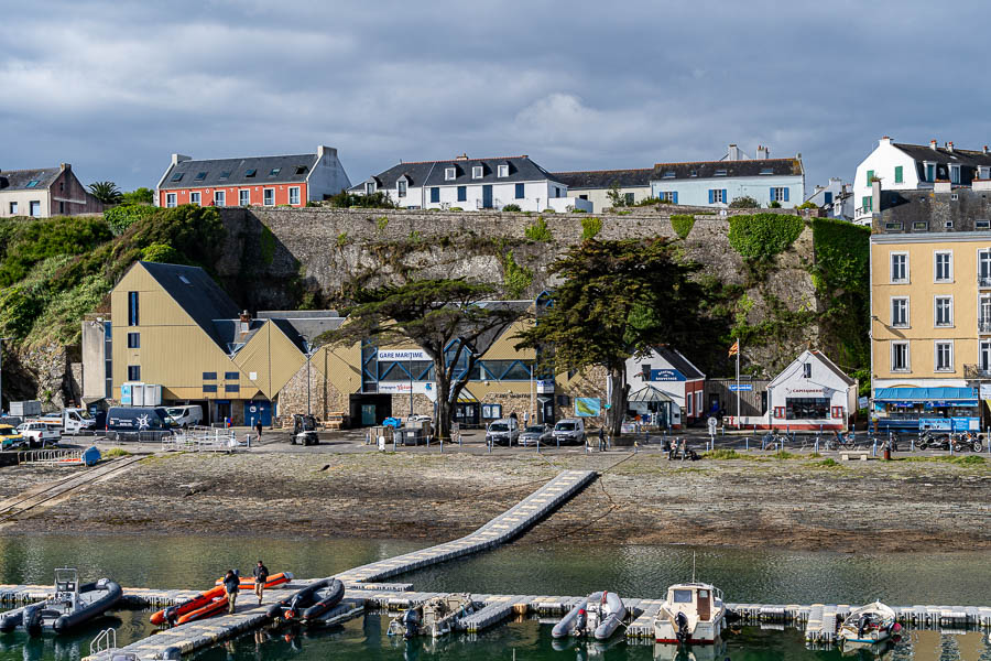 Belle-Île, Le Palais : gare maritime et capitainerie