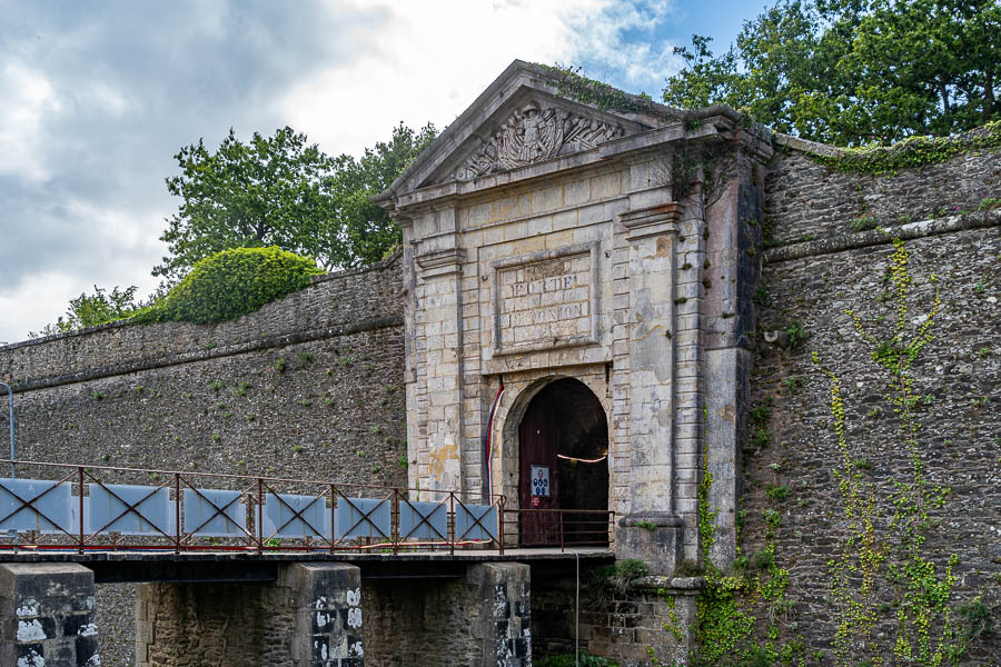 Belle-Île, Le Palais : citadelle, porte du Donjon
