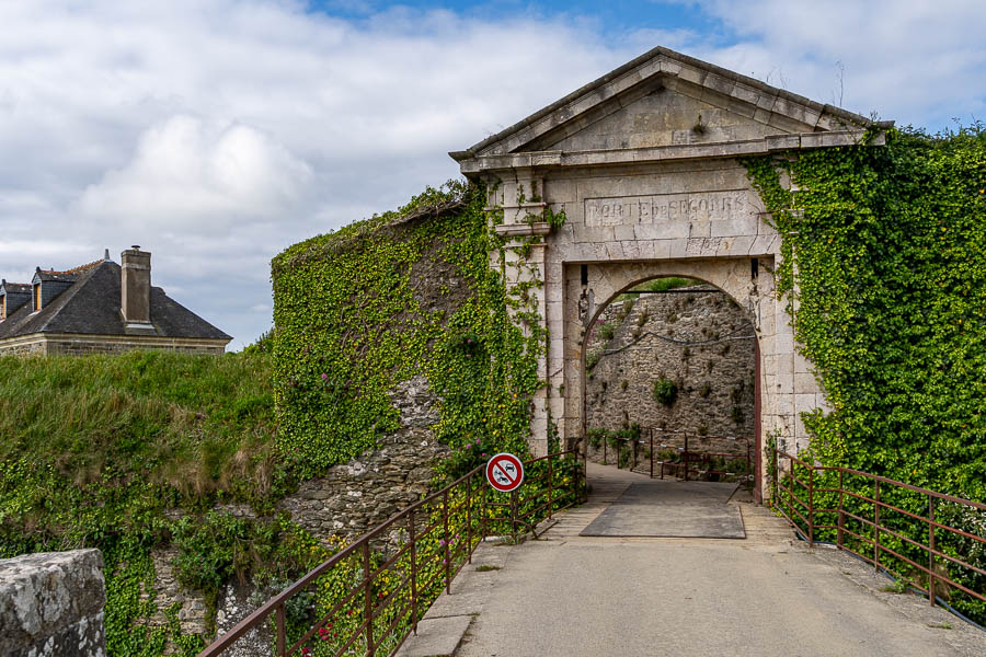 Belle-Île, Le Palais : citadelle, porte de Secours