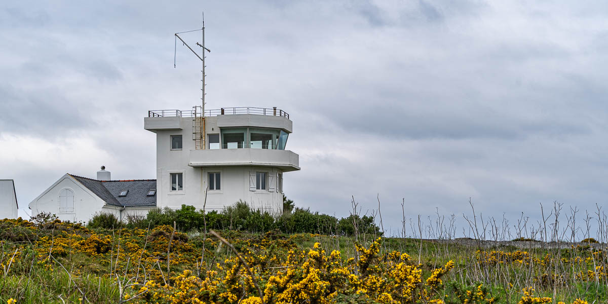 Belle-Île, GR 340, pointe de Taillefer : sémaphore