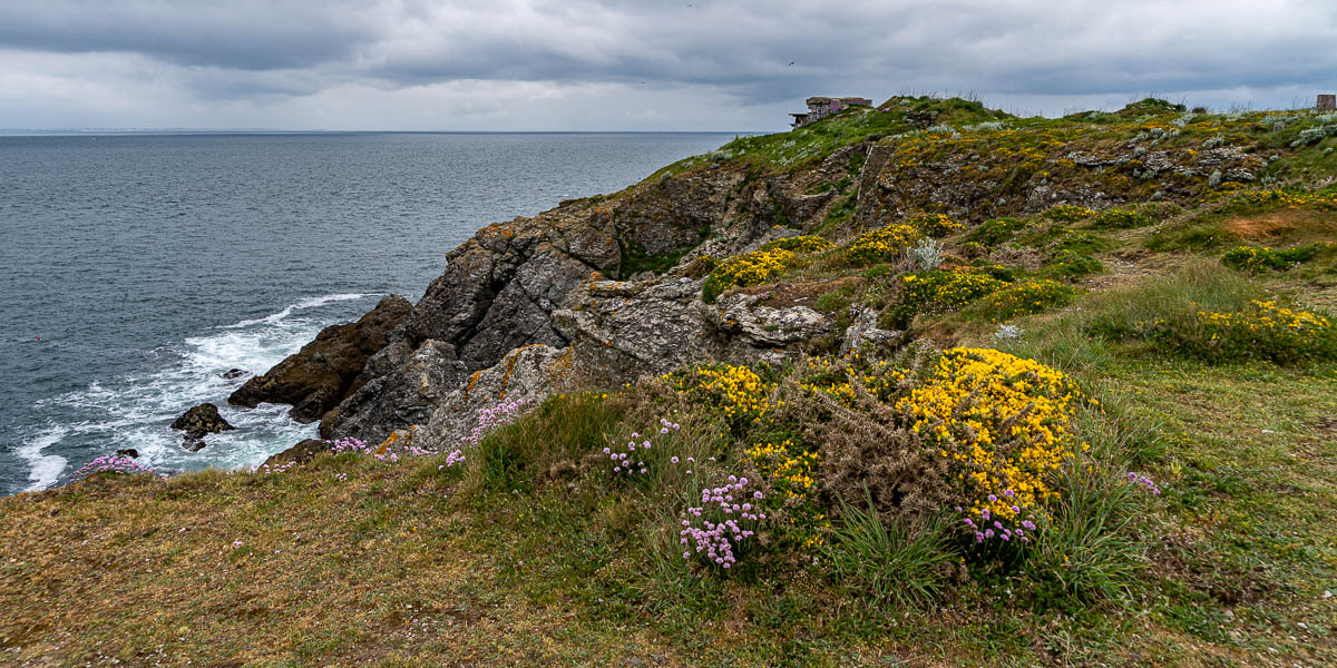 Belle-Île, GR 340, pointe de Taillefer : fort