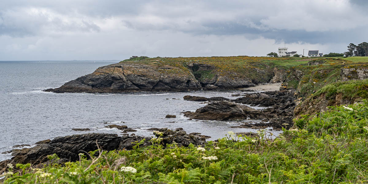 Belle-Île, GR 340 : pointe de Taillefer, sémaphore