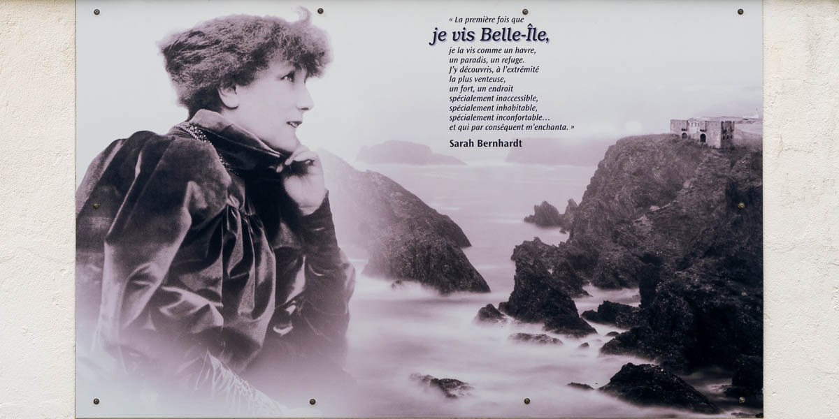 Belle-Île, GR 340, pointe des Poulains : fort de Sarah Bernhardt