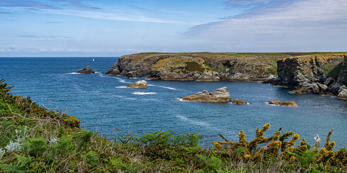 Belle-Île, GR 340 : port de Stêr Vraz