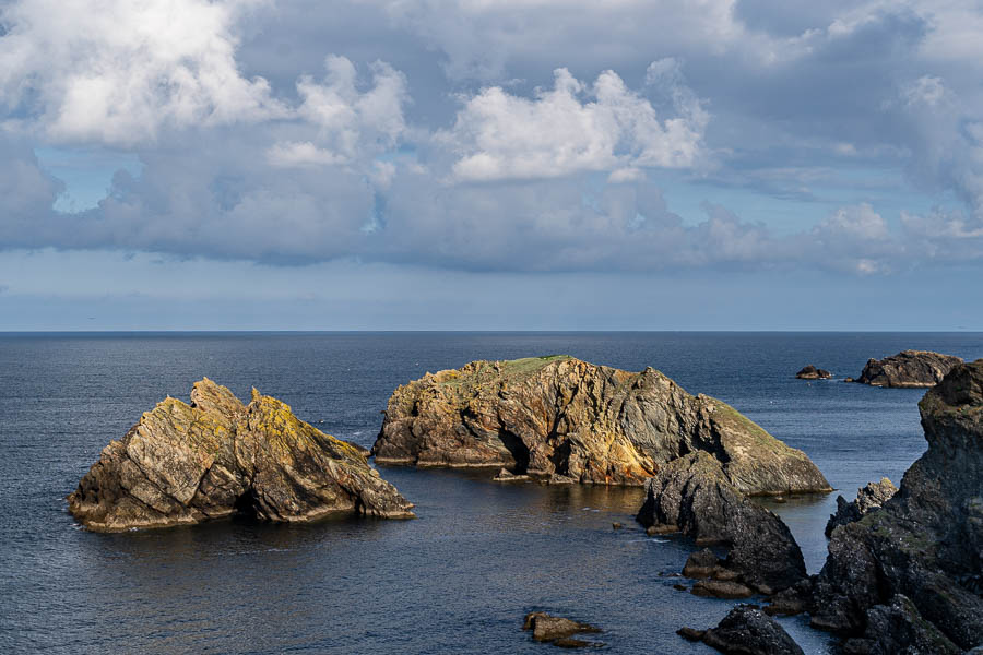 Belle-Île, GR 340 : pointe du Talut, îles de Domois