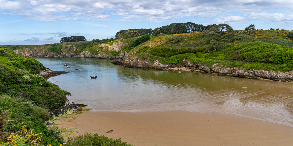 Belle-Île, GR 340 : plage de Kérel