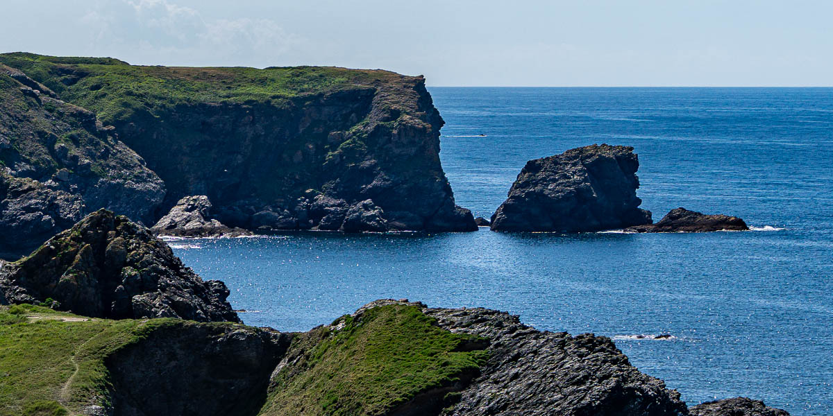 Belle-Île, GR 340 : plage de Baluden et pointe de Saint-Marc