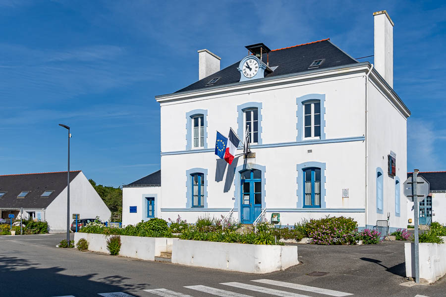 Belle-Île, GR 340, Locmaria : mairie