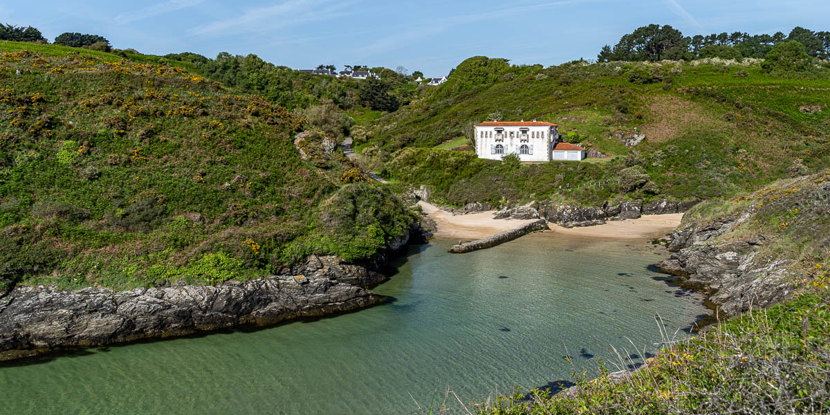 Belle-Île, GR 340, Locmaria : port Maria, fort