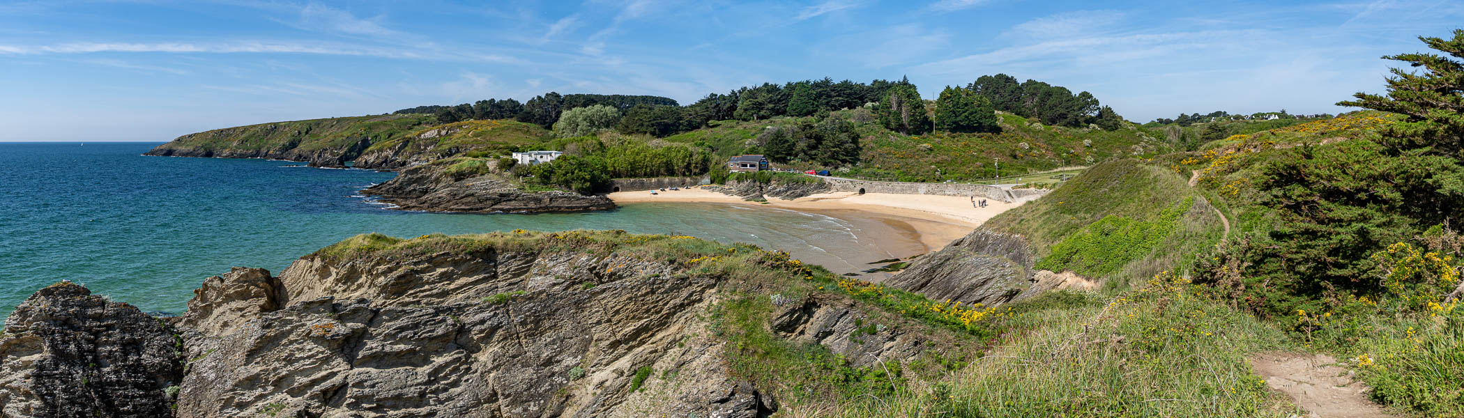 Belle-Île, GR 340 : plage de port Andro
