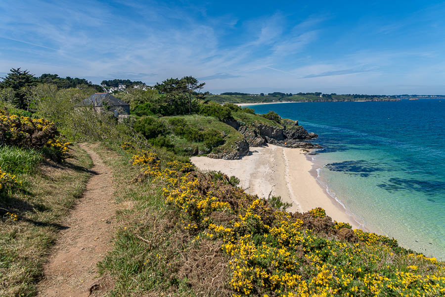 Belle-Île, GR 340 : plage de la Biche