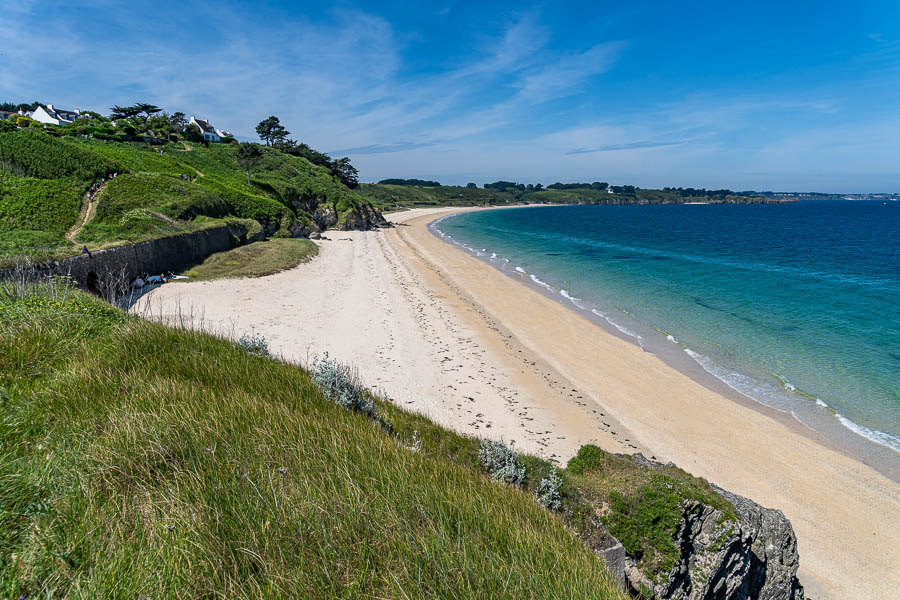 Belle-Île, GR 340 : plage des Grands Sables