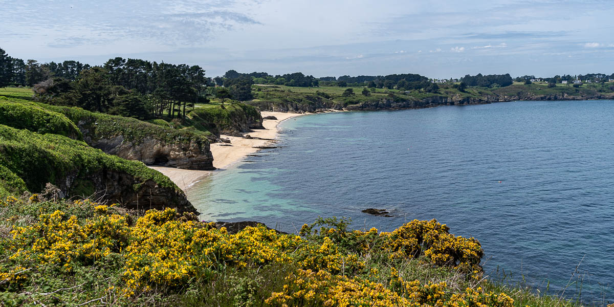 Belle-Île, GR 340 : plage de Bordardoué