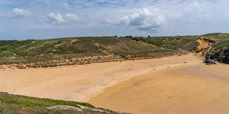 Dune et plage de Donnant