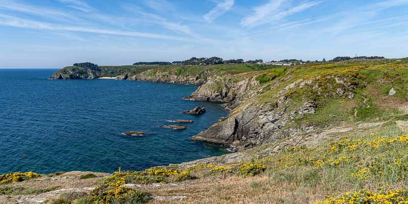 Pointe d'Arzic, port Blanc, Locmaria