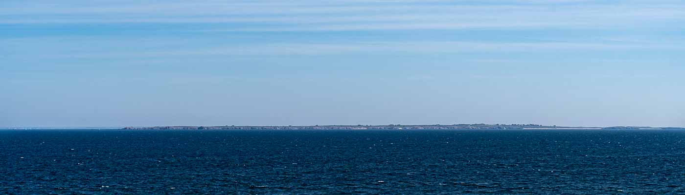Houat depuis la pointe de Kerdonis