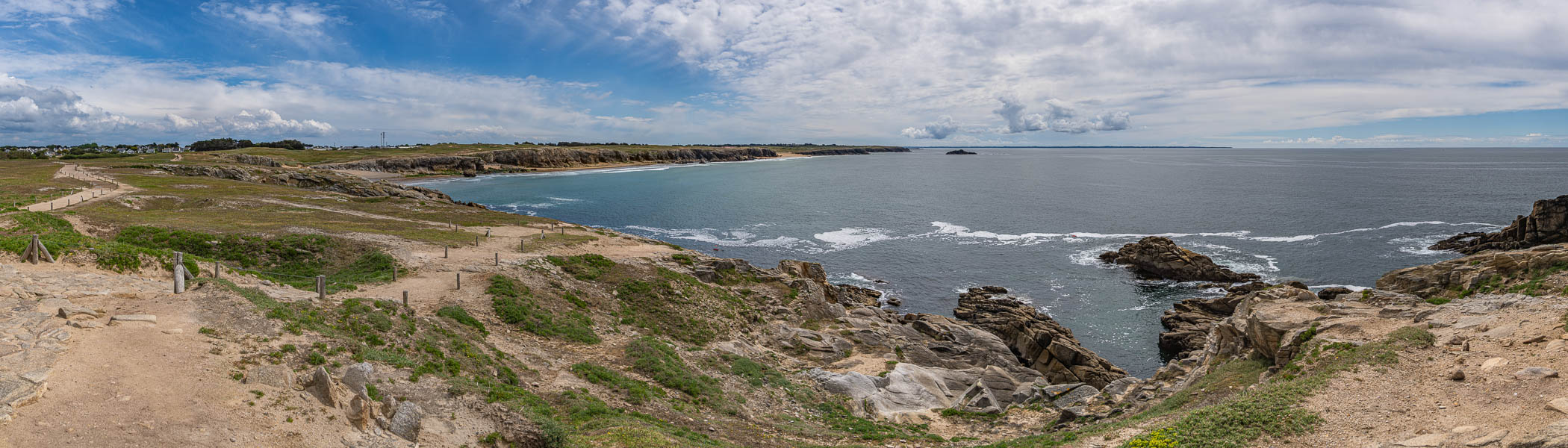 GR 34, Côte Sauvage de Quiberon, pointe du Percho : vue sud