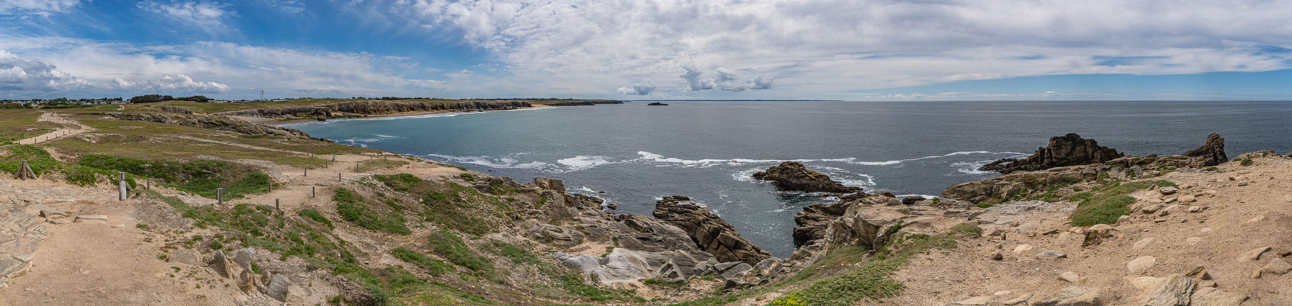 GR 34, Côte Sauvage de Quiberon, pointe du Percho : vue sud