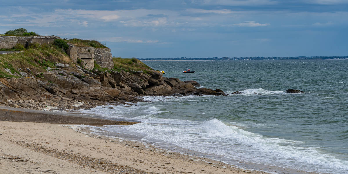 GR 34, Quiberon, Port-Haliguen : fort Neuf