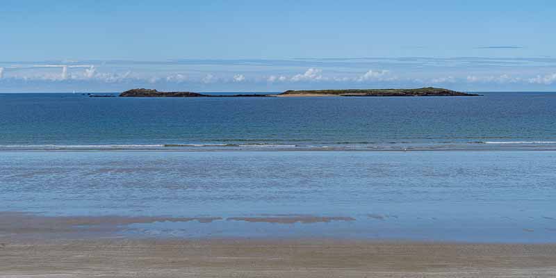 Saint-Pierre-Quiberon, plage de Penthièvre : île Téviec